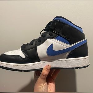 Air Jordan Mid White Racer Blue-Black